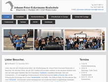 Tablet Screenshot of eckermannschule.de